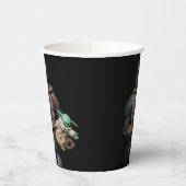 銀河クールの賞金狩猟パーティー紙プレート 紙コップ (左)