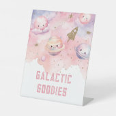 銀河グッズ宇宙惑星 台座サイン (正面)