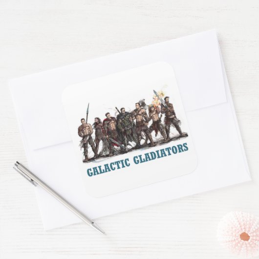 銀河グラディエーターシール スクエアシール (封筒)