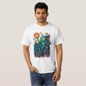 銀河スラム：宇宙人がバスケ！ Tシャツ (正面フル)