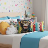 銀河チャームモンキースロークッション クッション