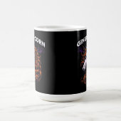 銀河トウモロコシ ユニコーン おもしろい 赤毛 コーヒーマグカップ (中央)