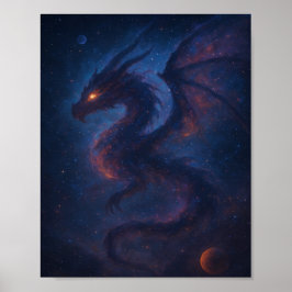 銀河ドラゴン星雲ファンタジー ポスター