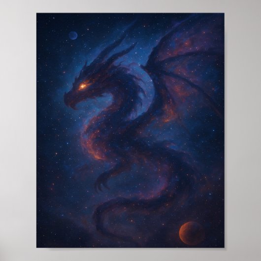 銀河ドラゴン星雲ファンタジー ポスター (正面)