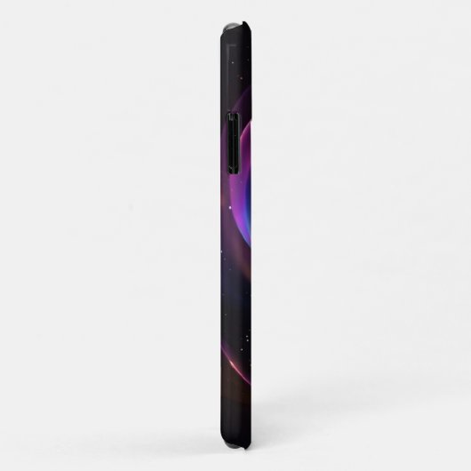 銀河ネオン猫の神秘的な宇宙光 Case-Mate iPhoneケース (裏面/右)