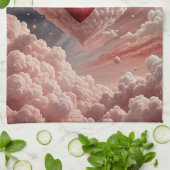 銀河ハート キッチンタオル (折り畳み)