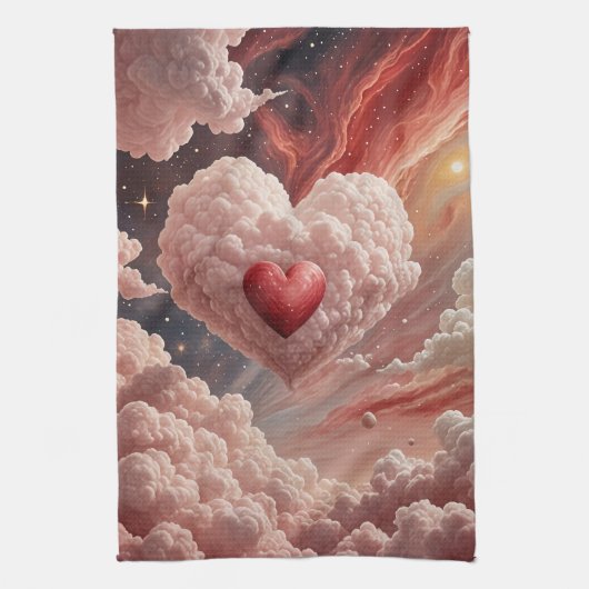 銀河ハート キッチンタオル (縦)