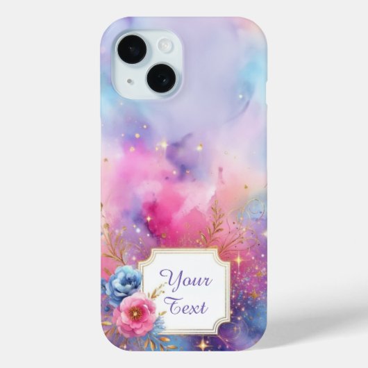 銀河パーソナライズされた開花 Case-Mate iPhoneケース (裏面)