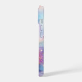 銀河パーソナライズされた開花 iPhone 15ケース (左側面)