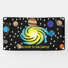銀河パーティーテーマ 横断幕