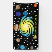 銀河パーティーテーマ 横断幕 (縦)