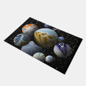 銀河フリンジ ドアマット (アングル)