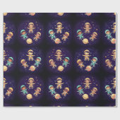 銀河ホイールラッピング紙 ラッピングペーパー (フラット)