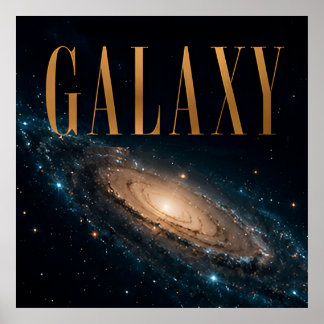 銀河ラグジュアリースペース編集グラフィック ポスター