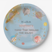 銀河一周 宇宙の誕生日 ペーパープレート (正面)