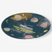 銀河一周 宇宙の誕生日 ペーパープレート (アングル)