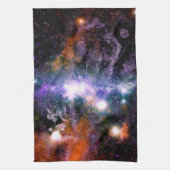 銀河中心の天の川銀河系X線ハッブル キッチンタオル (縦)