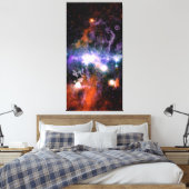銀河中心の天の川銀河系X線ハッブル キャンバスプリント (インサイチュ (寝室))
