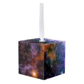 銀河中心の天の川銀河系X線ハッブル キューブオーナメント (裏面アングル)