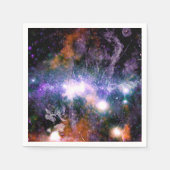 銀河中心の天の川銀河系X線ハッブル スタンダードカクテルナプキン (正面)