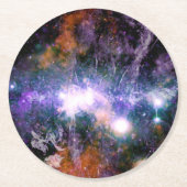 銀河中心の天の川銀河系X線ハッブル ラウンドペーパーコースター (正面)