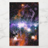 銀河中心の天の川銀河系X線ハッブル ワインラベル (シングルラベル)