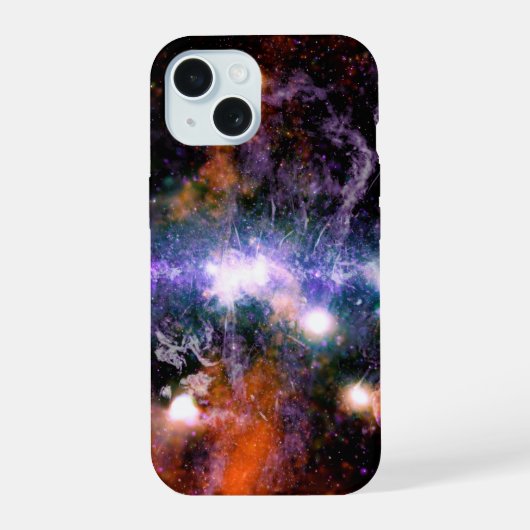 銀河中心の天の川銀河系X線ハッブル iPhone 15ケース (裏面)