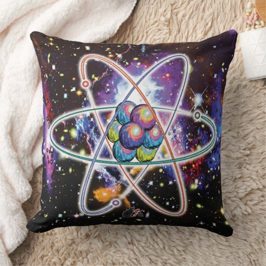 銀河原子 クッション (ブランケット)