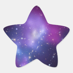 銀河団の星型ステッカー 星シール