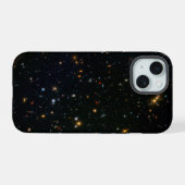 銀河団Abell 370パラレルフィールド iPhone 15ケース (裏面横)