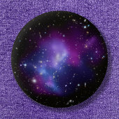 銀河団MACS J0717パープルの宇宙写真 缶バッジ