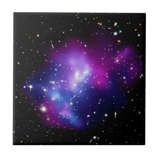 銀河団MACS J0717宇宙写真 タイル (正面)