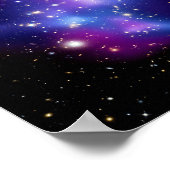 銀河団MACS J0717宇宙写真 ポスター (角)