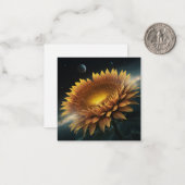 銀河園：シュールひまわりアート ノートカード (正面/裏面インサイチュ)