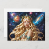 *~*銀河女子ファンタジーコズミックジュエルAP58 シーズンポストカード (正面/裏面)