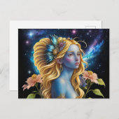 *~*銀河女子ファンタジー宝石AP58銀河系 シーズンポストカード (正面/裏面)