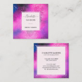 銀河宇宙エネルギー治癒 スクエア名刺 (正面/裏面)