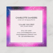 銀河宇宙エネルギー治癒 スクエア名刺 (裏面)