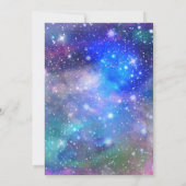 銀河宇宙パーティー コスモ誕生日招待状 招待状 (裏面)