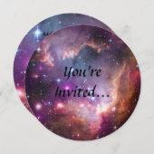 銀河宇宙紫星雲 招待状 (正面/裏面)