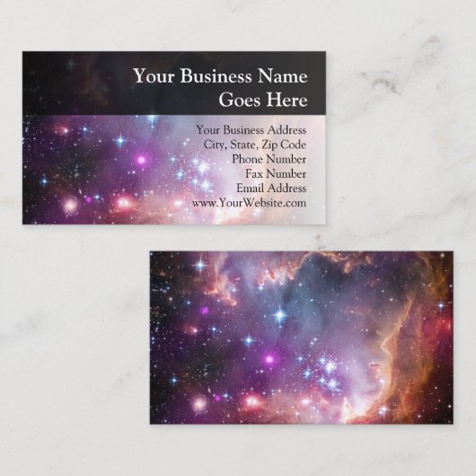 銀河宇宙紫 名刺 (正面/裏面)