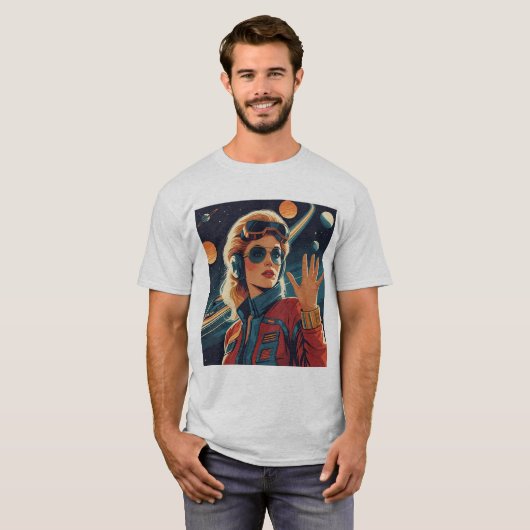 銀河宇宙飛行士 Tシャツ (正面フル)