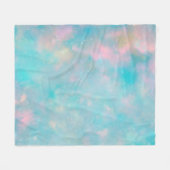 銀河心地よい星雲フリースブランケット フリースブランケット (正面(横))