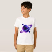 銀河惑星スペースキッズTシャツ Tシャツ (正面フル)