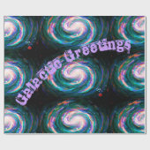 銀河挨拶宇宙 ラッピングペーパー (フラット)