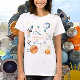 銀河探検宇宙少年 初めての誕生日 お誕生日おめでとう Tシャツ