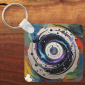 銀河放射 キーホルダー (正面)