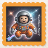 「銀河旅行」 ペーパーコースター (正面)