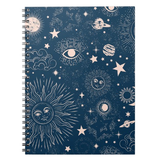 銀河星座:宇宙パターンデザイン ノートブック (正面)