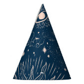 銀河星座：宇宙パターンデザイン パーティーハット (左)
